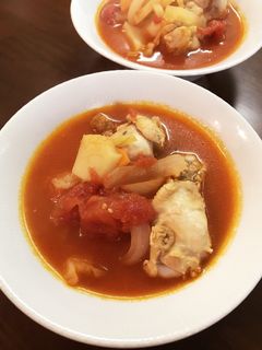 鶏手羽元でトマトスープ-レシピのメイン写真