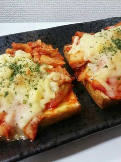超簡単☆厚揚げのキムチーズ焼き-レシピのメイン写真