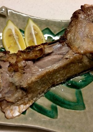 グリルで簡単 マグロのかま焼き-レシピのメイン写真