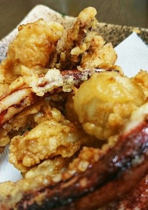 お家で簡単居酒屋メニューイカのゲソ揚げ-レシピのメイン写真