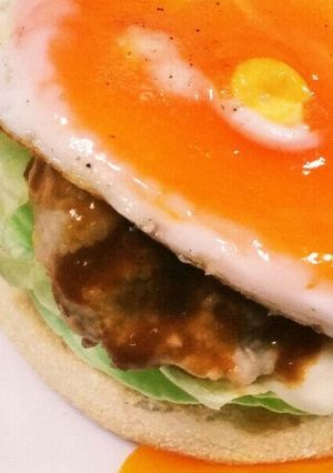 サムライ特製エッグ豆腐バーグマフィン❤-レシピのメイン写真