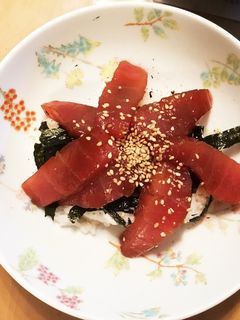簡単☆美味しいマグロの漬け丼☆-レシピのメイン写真