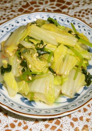 白菜の梅ポン酢和え-レシピのメイン写真