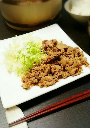 豚肩ロースで生姜焼き-レシピのメイン写真