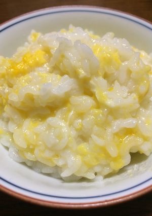 卵お粥生姜と一緒に♪-レシピのメイン写真