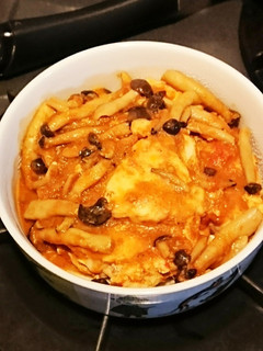 鶏むね肉とトマトの焼き煮-レシピのメイン写真