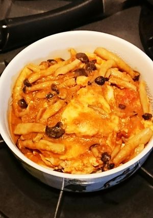 鶏むね肉とトマトの焼き煮-レシピのメイン写真