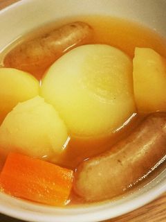玉ねぎ丸ごと!ほっこりポトフ-レシピのメイン写真