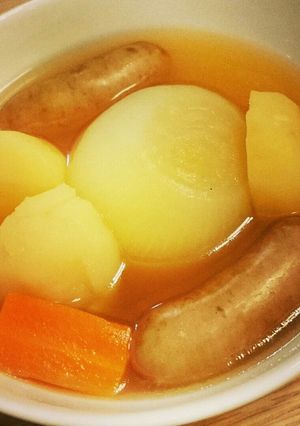 玉ねぎ丸ごと！ほっこりポトフ-レシピのメイン写真