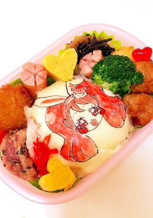 超簡単♡キャラ弁♡プリキュアホイップ-レシピのメイン写真