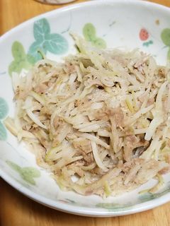 大根の皮のツナマヨ炒め-レシピのメイン写真