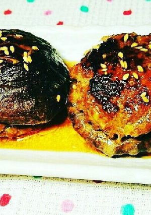 コチュジャン風味のしいたけ肉詰め-レシピのメイン写真