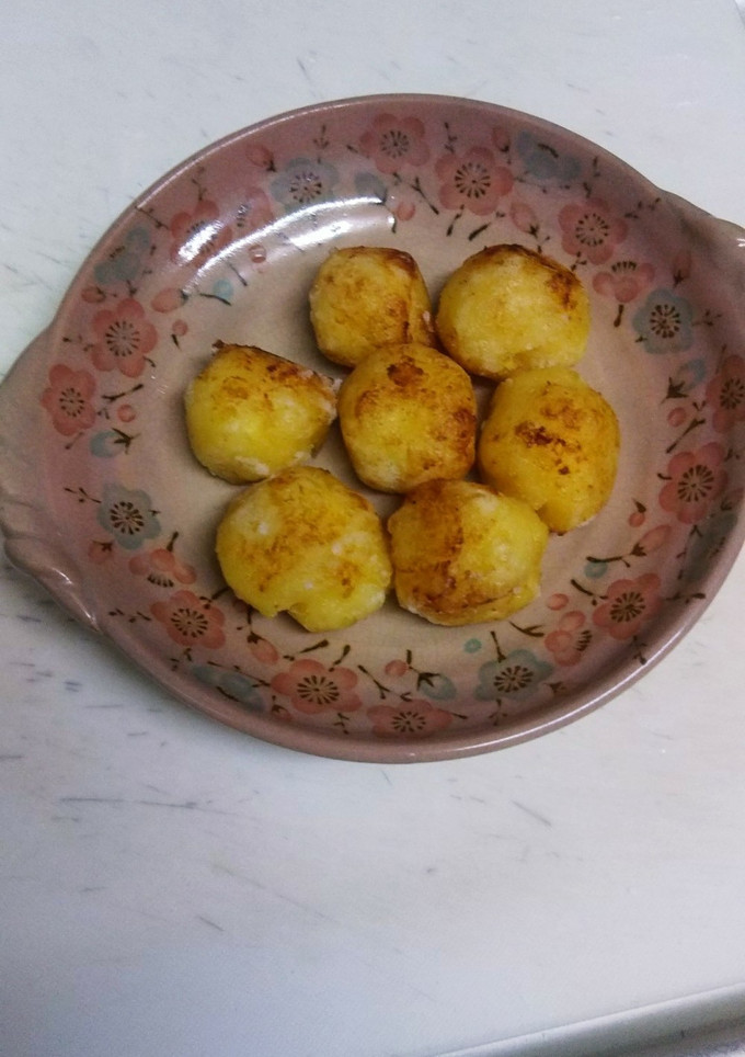 さくっとあま～い✨焼き芋チーズ揚げ焼き-レシピのメイン写真