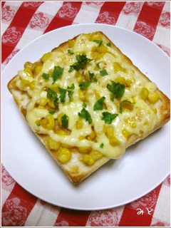 ★醤油コーンのマヨトースト★-レシピのメイン写真