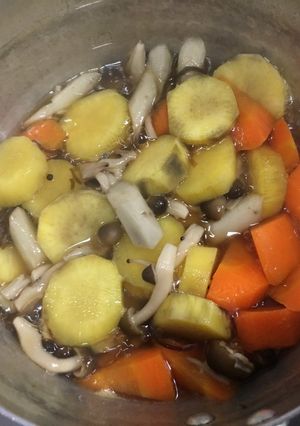 甘くてほっこり、さつまいもの煮物-レシピのメイン写真