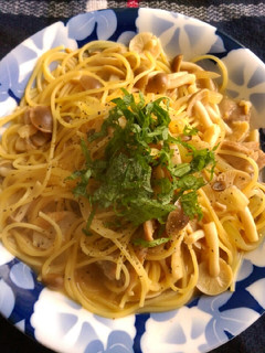 【休日のお昼ご飯】鶏ときのこの和風パスタ-レシピのメイン写真