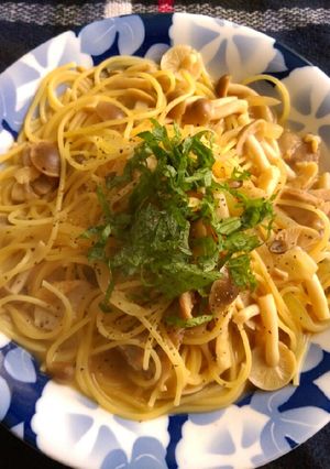 【休日のお昼ご飯】鶏ときのこの和風パスタ-レシピのメイン写真