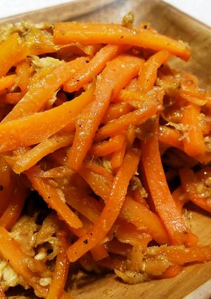 簡単！人参の大量消費に！にんじんしりしり-レシピのメイン写真