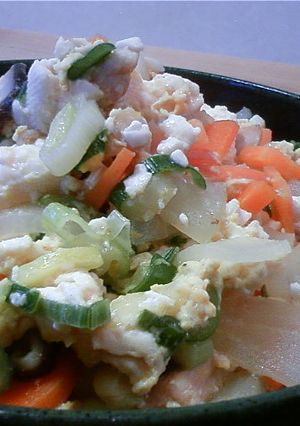 【我が家の定番】炒り豆腐-レシピのメイン写真
