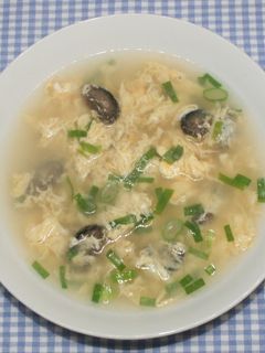 簡単☆食品乾燥機☆乾燥ナマコで卵スープ-レシピのメイン写真