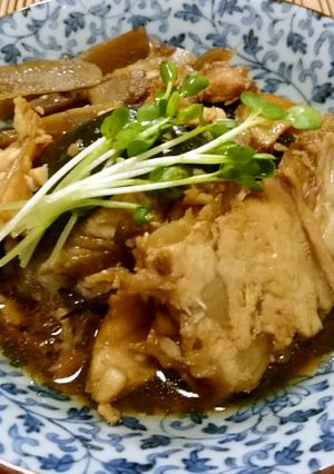 お安いぶりのアラ炊き、黄金比率-レシピのメイン写真