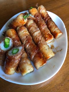 簡単!アスパラINチクワの豚肉巻き-レシピのメイン写真
