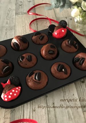 簡単♡混ぜて焼くだけ♡オレオマフィン-レシピのメイン写真