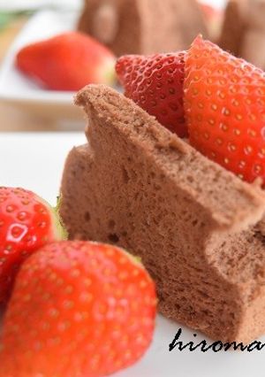 甘さひかえめ♡ダブルチョコシフォンサンド-レシピのメイン写真