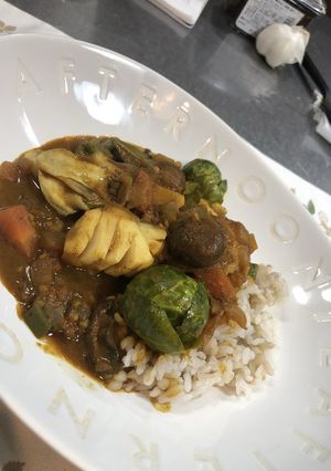 魚介のカレー　～豆味噌でコクを～-レシピのメイン写真
