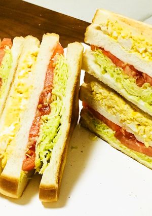 簡単！チキンエッグサンド-レシピのメイン写真