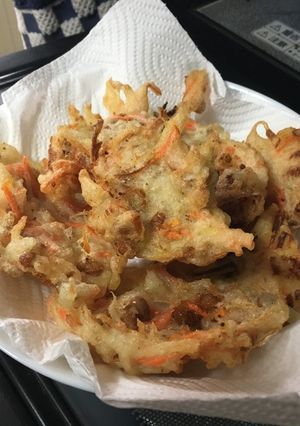 山芋と納豆のネバネバ天ぷら-レシピのメイン写真