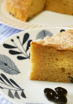 きな粉のスポンジケーキ♪黒豆も入れて♪-レシピのメイン写真