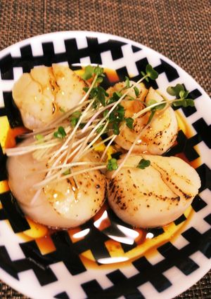 炙りホタテのカルパッチョ-レシピのメイン写真