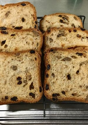 ホームベーカリー★くるみとレーズンパン-レシピのメイン写真