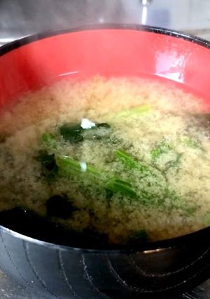 簡単！時短！ジャストお椀1杯のお味噌汁！-レシピのメイン写真