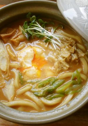 鍋焼きカレーうどん!始めました~♫-レシピのメイン写真