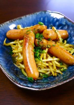 簡単！もやしウィンナーカレーソテー-レシピのメイン写真