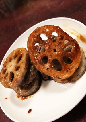 蓮根のはさみ焼き-レシピのメイン写真