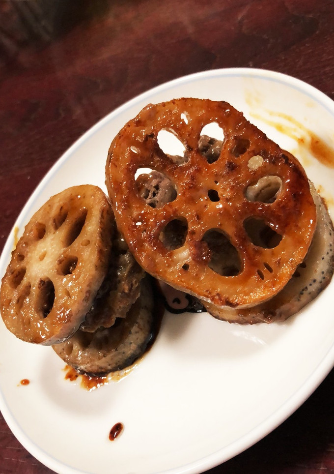 蓮根のはさみ焼き-レシピのメイン写真