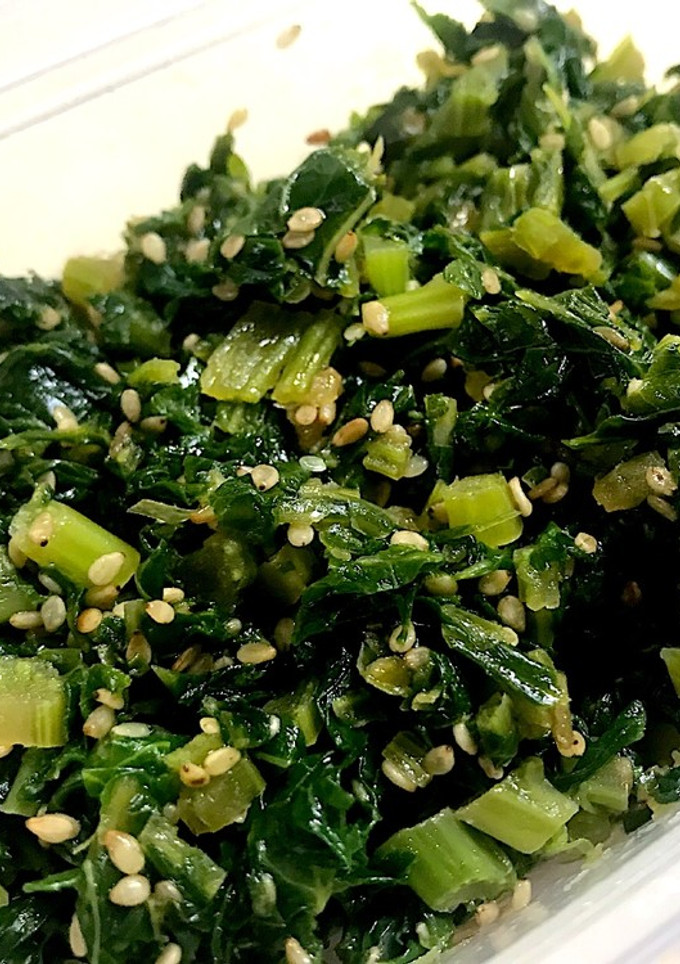 【作り置き】大根の葉 ごま油炒め-レシピのメイン写真