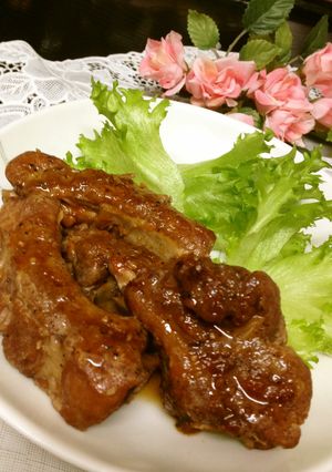 ホロホロ！スペアリブのマーマレード煮-レシピのメイン写真