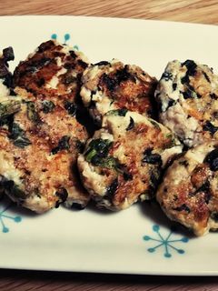 手づかみで!舞茸とほうれん草豆腐バーグ-レシピのメイン写真