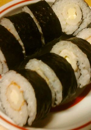 チーズ入りちくわの太巻き　恵方巻きにも-レシピのメイン写真