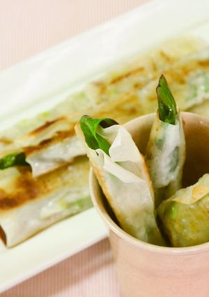 阿波太ねぎの春巻き-レシピのメイン写真