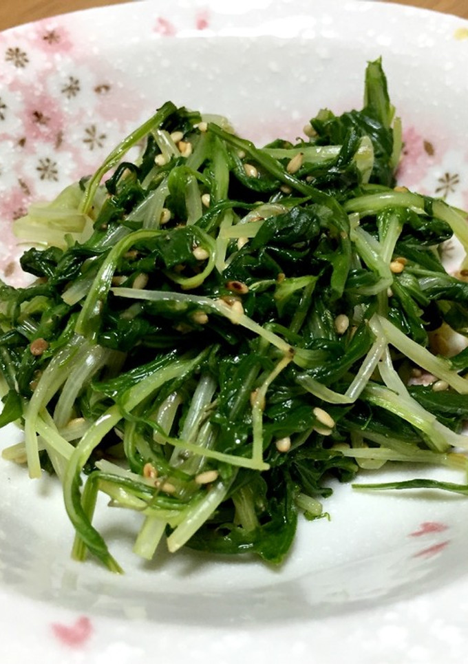 ゴマだれで手抜き☆水菜のごま和え-レシピのメイン写真