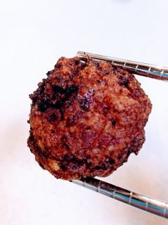 鶏むね肉5:もも肉5の肉団子-レシピのメイン写真