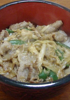 ボリューム満点☆豚味噌丼-レシピのメイン写真