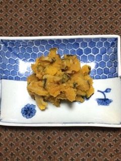 南瓜とエリンギのピリ辛ごま味噌煮-レシピのメイン写真