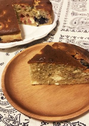 簡単！ミックスベリークリームチーズケーキ-レシピのメイン写真