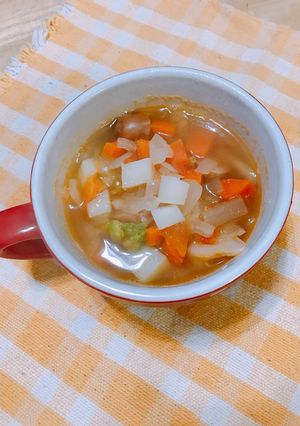 野菜たっぷり♡コンソメスープ-レシピのメイン写真